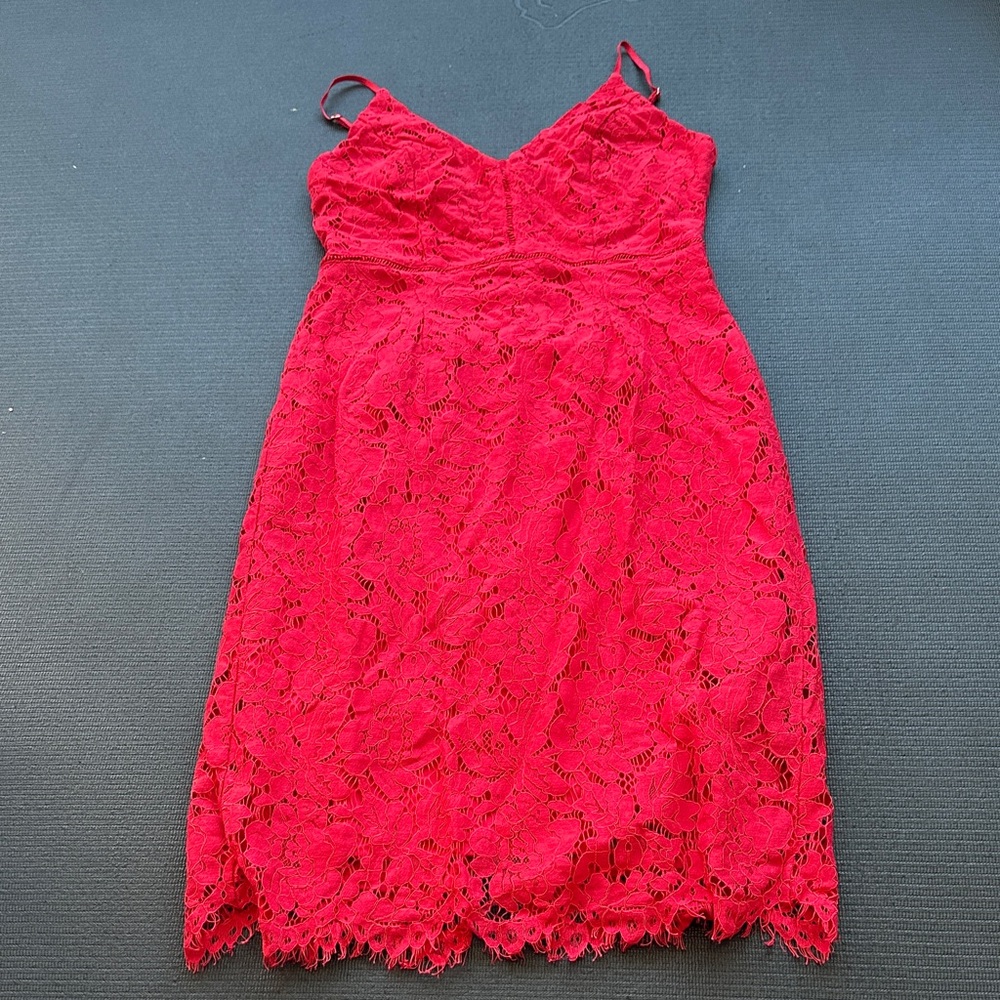 💜5 for $25 Astr Red lace Dress